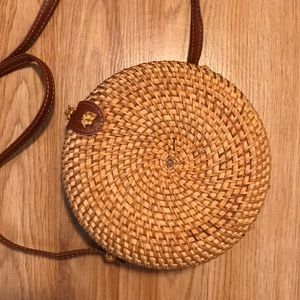 Rattan Purse -NEW